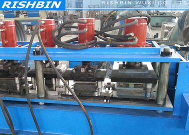 স্বয়ংক্রিয়ভাবে 18 Rollers ডোর ফ্রেম রোল হাইড্রোলিক ছাঁচ কাটার সঙ্গে বিরচন মেশিন