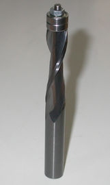 2 Flutes পেঁচানো CNC, মাইক্রো - শস্য সলিড কারবাইড ফ্লাশ ছাঁটা বিটস CNC, কারবাইড বিটস